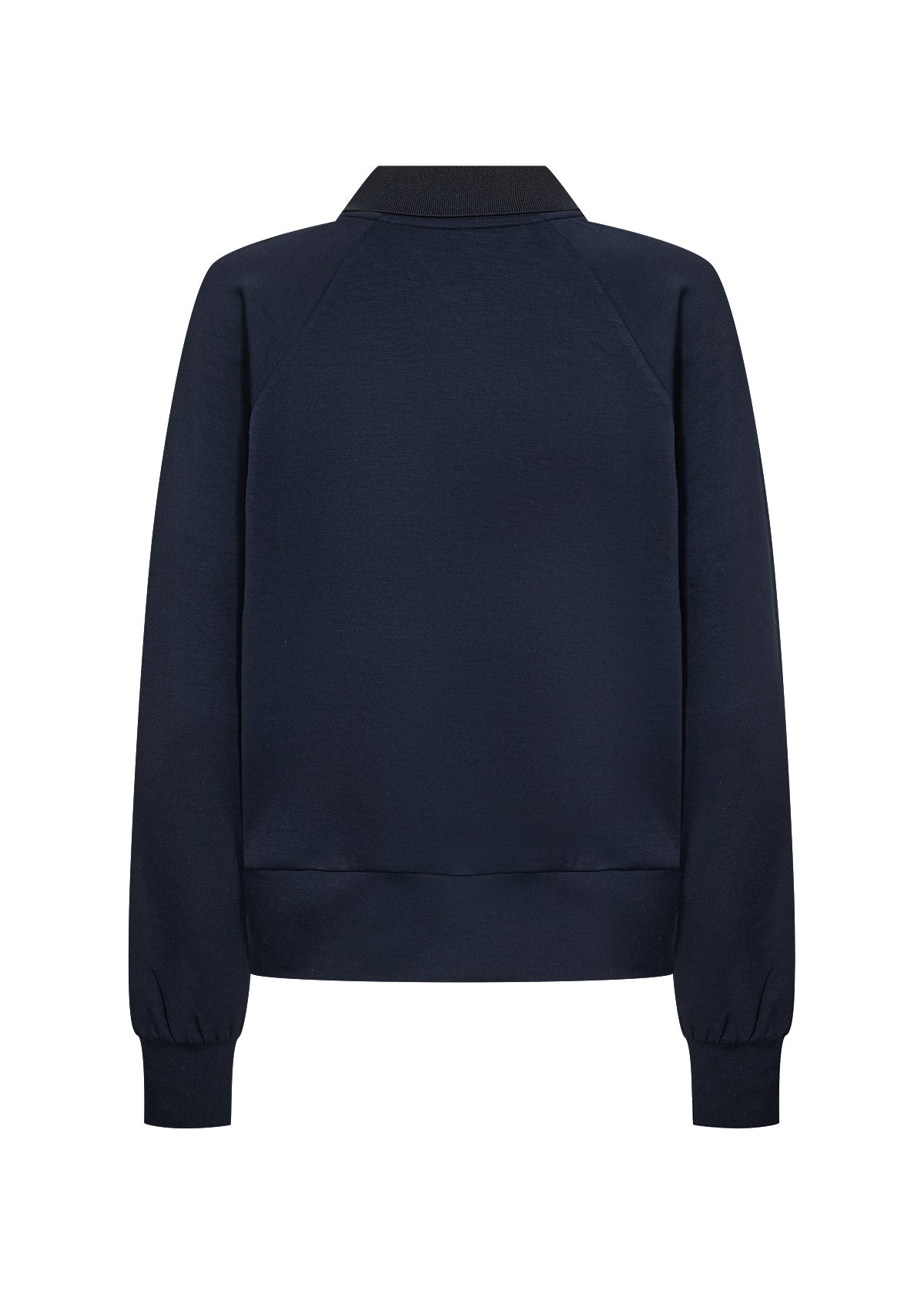 Long Sleeve Collared 1/2 Button-Up Neck Top. Style SOYA27856