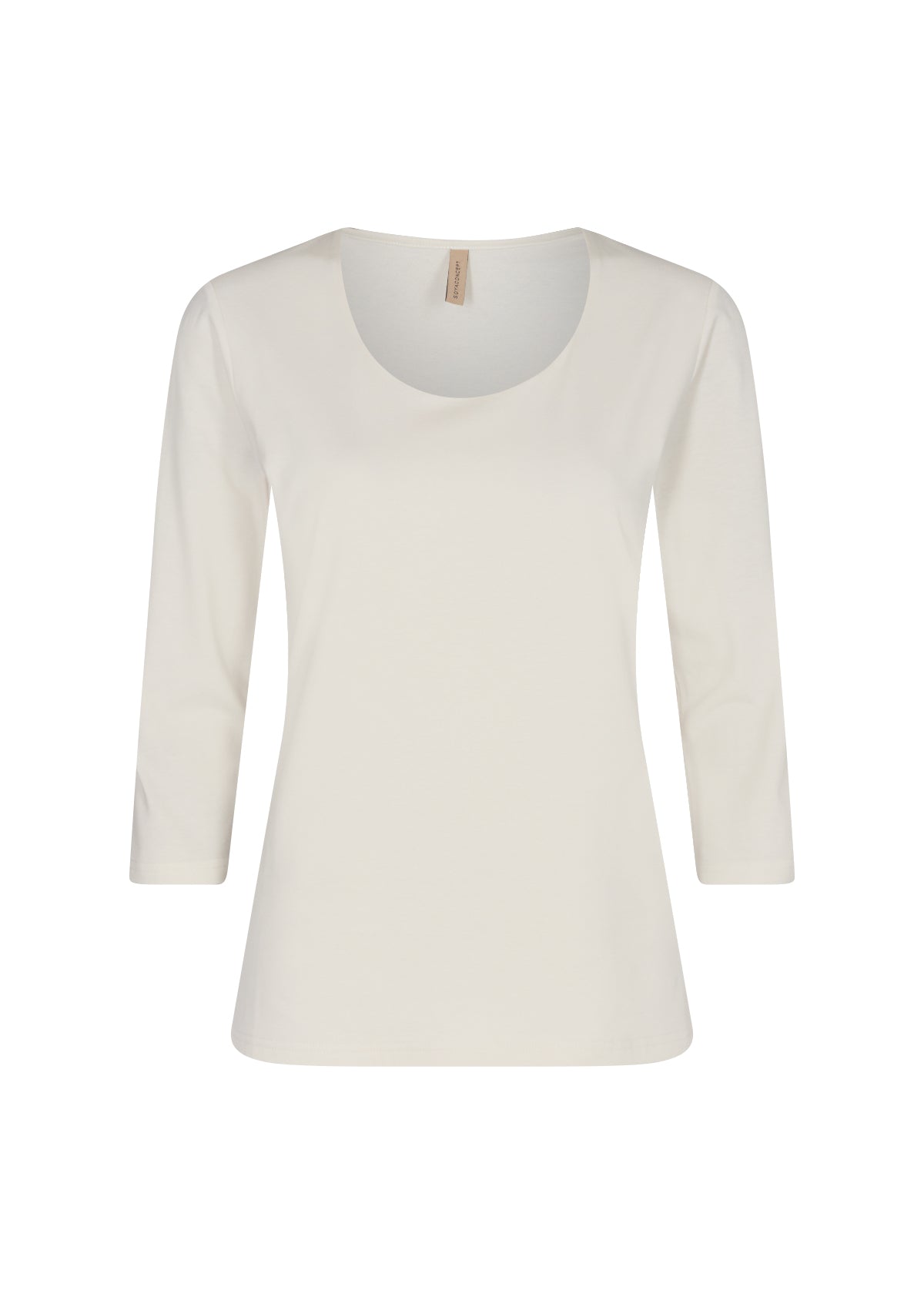 Scoop Neck Fitted Top. Style SOYA3F29033