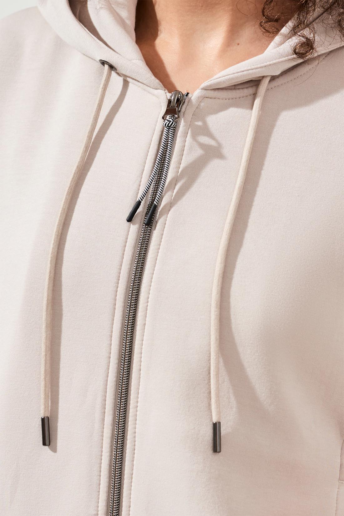 Hooded Zip Up Soft Lightweight Sweater. Style TR3017O-3390