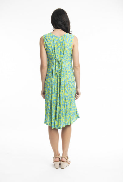 Ios Godet Sleeveless A-Line Dress. Style ORI3087