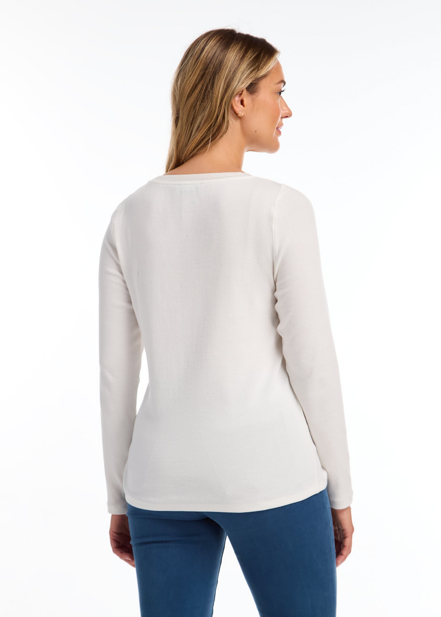 Ribbed Solid Boat Neck Top. Style FD3259161