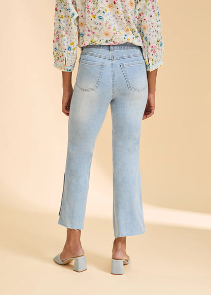 Pull-On Boot Crop Statement Buttons Jean. Style FD2989669