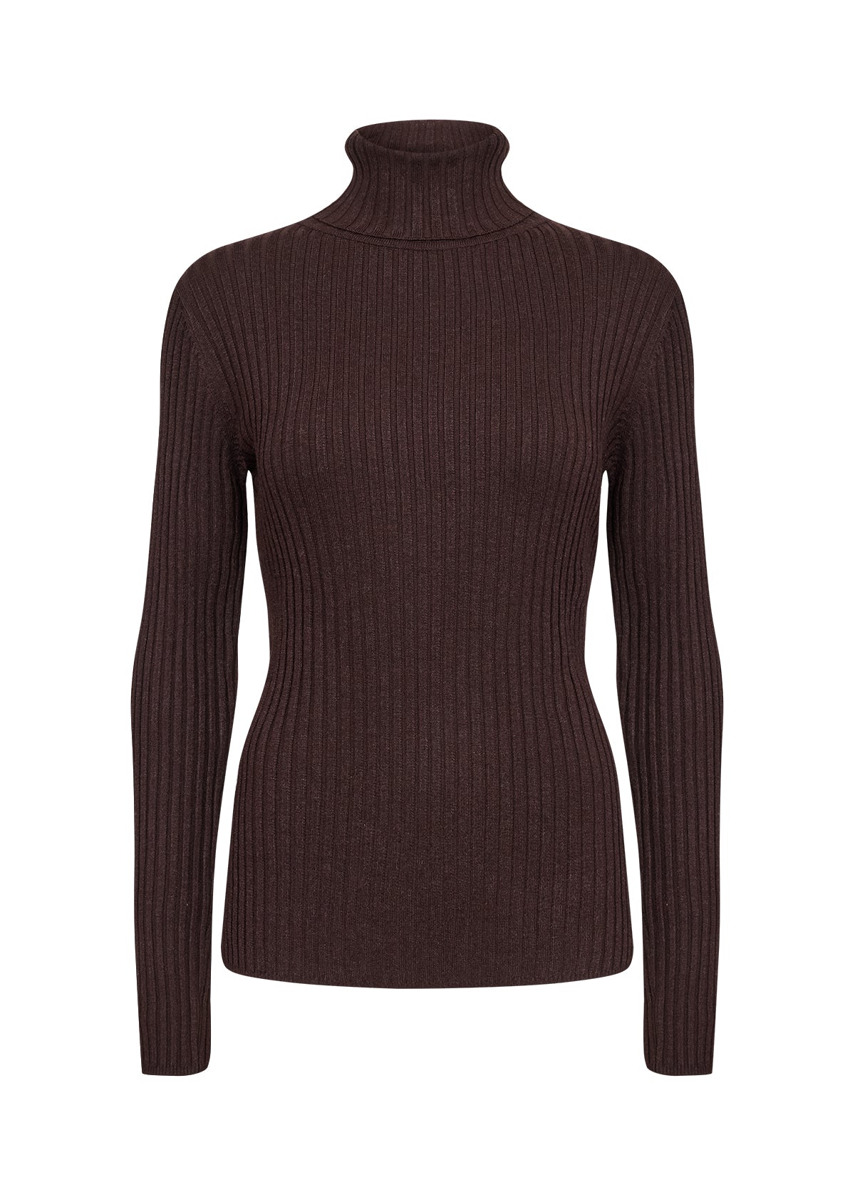 Ribbed Long Sleeve Turtleneck Sweater. Style SOYA33043