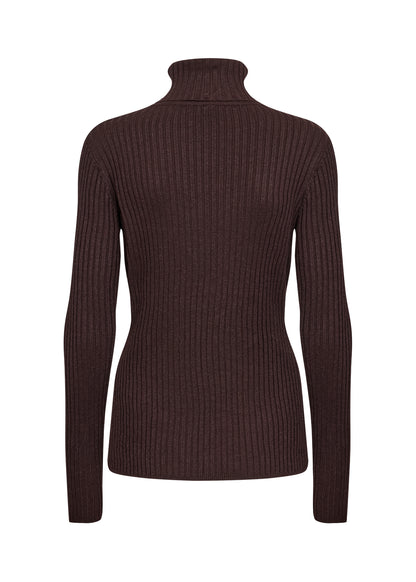 Ribbed Long Sleeve Turtleneck Sweater. Style SOYA33043