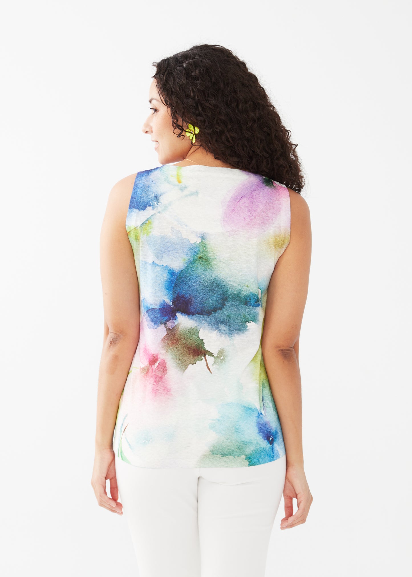 Watercolour Jersey Tank Top. Style FD3450451