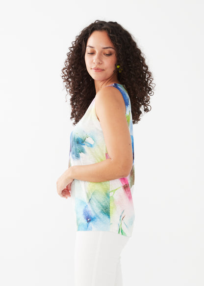 Watercolour Jersey Tank Top. Style FD3450451