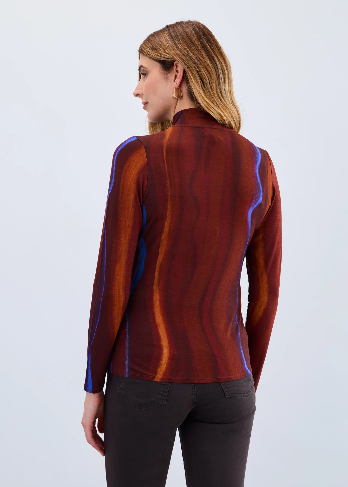 Long Sleeve Mock-Neck Top. Style FD3501756
