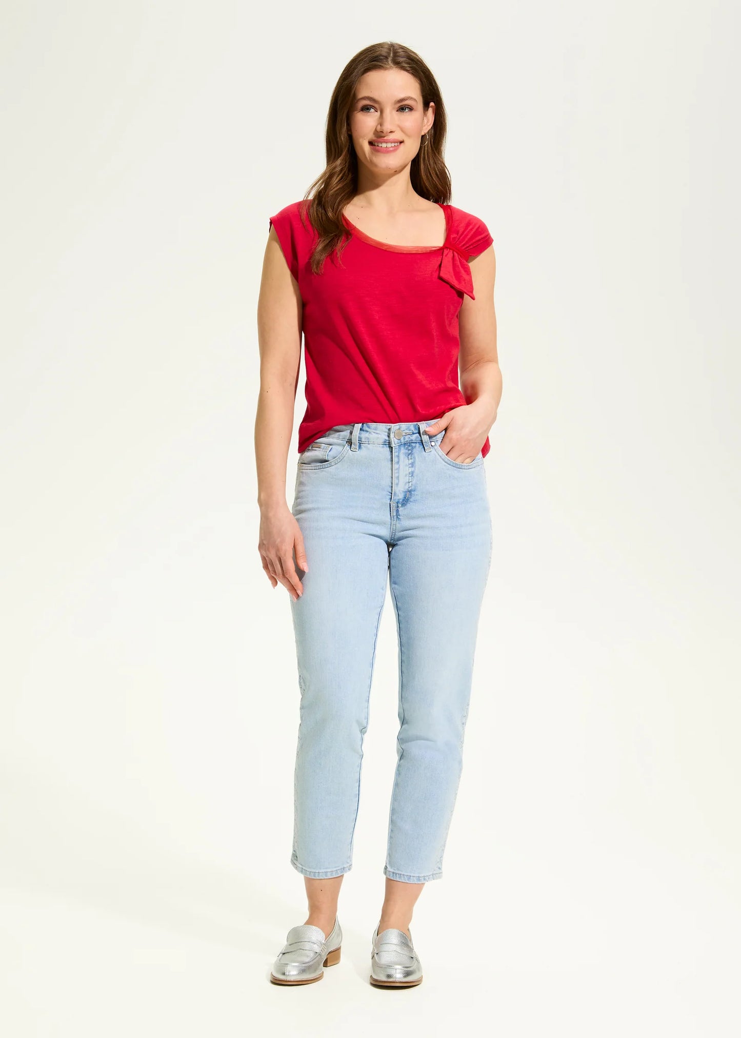 Rouge Knot Neck Top. Style FD3747476