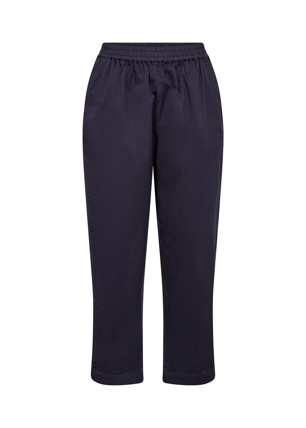 Pull-On Elastic Waistband Cotton Cropped Pant. Style SOYA41678