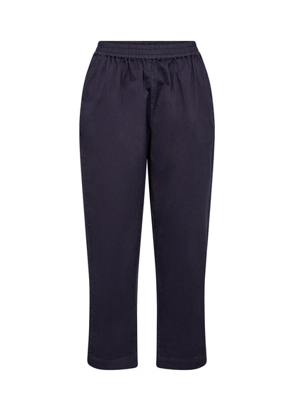 Pull-On Elastic Waistband Cotton Cropped Pant. Style SOYA41678