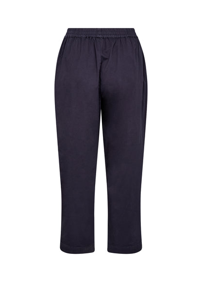 Pull-On Elastic Waistband Cotton Cropped Pant. Style SOYA41678