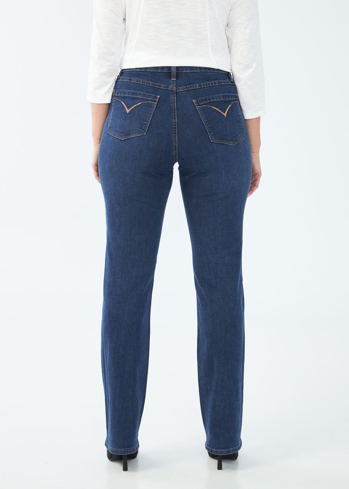 Petite Supreme Denim Olivia Straight Leg. Style FD4371250