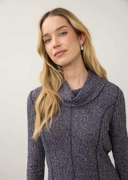 Long Sleeve Cowl Neck Top. Style FD3155135