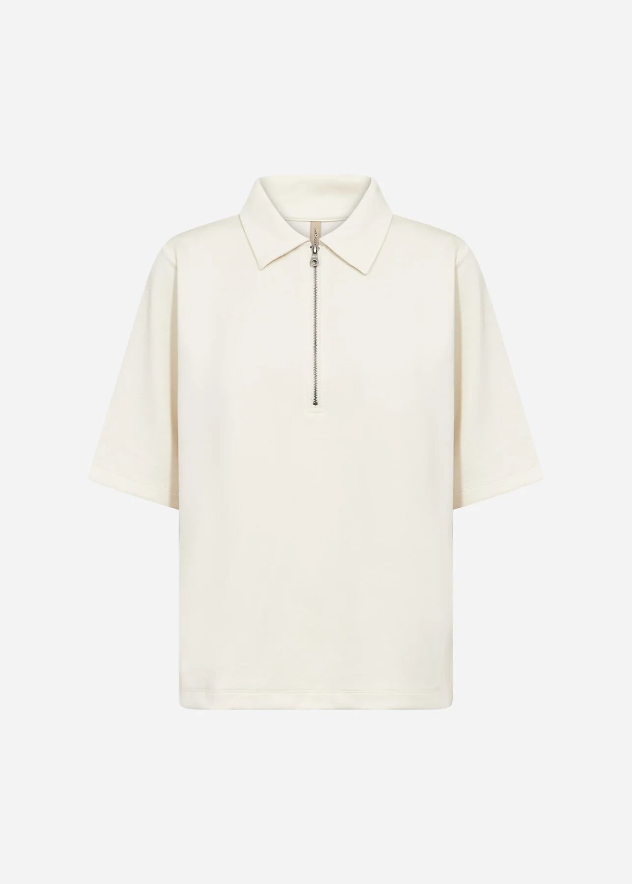 Short Sleeve 1/3 Zip Collared Top. Style SOYA27533