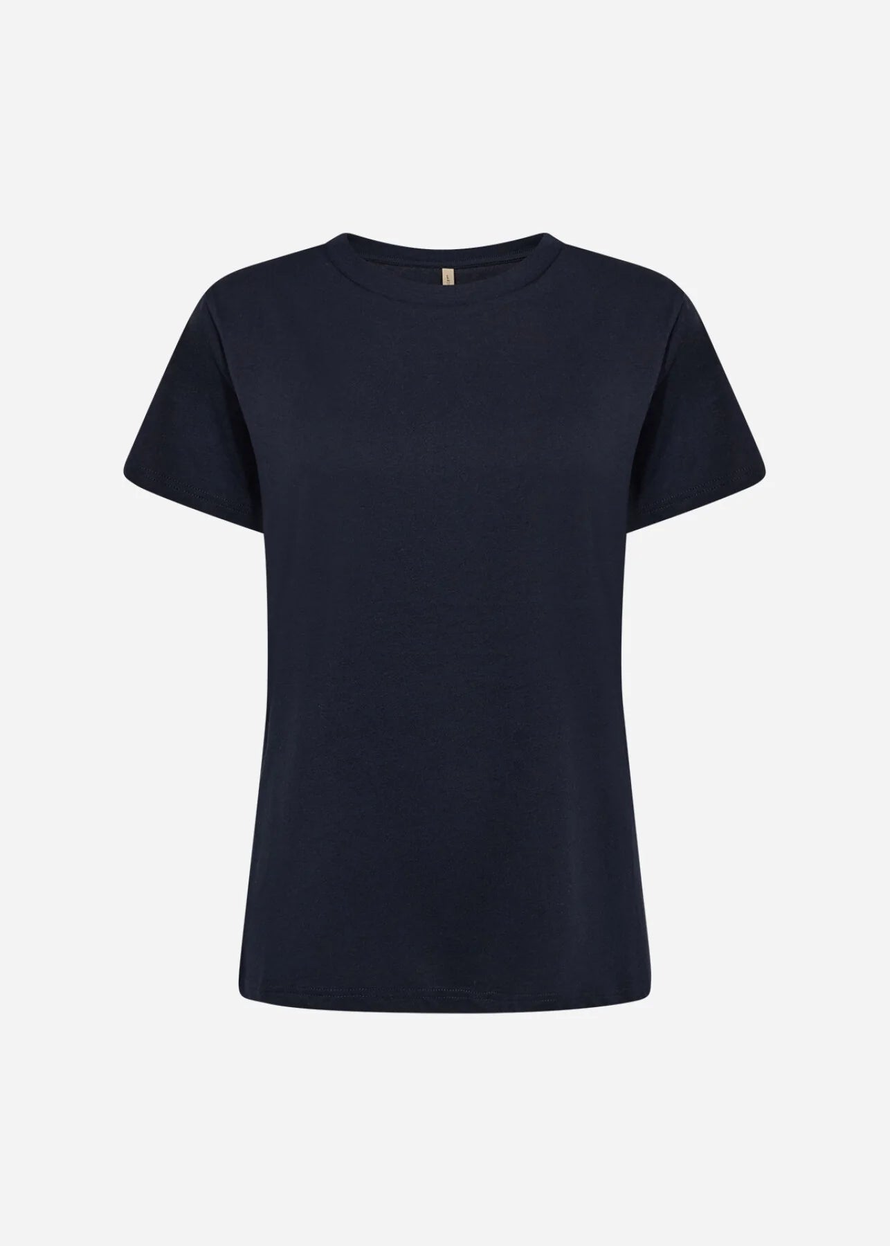 Basic Cotton Short Sleeve Round Neck Top. Style SOYA25689