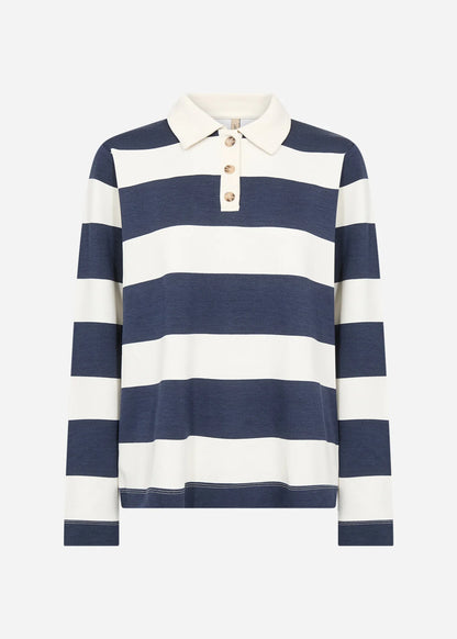 Striped Long Sleeve Rugby Style. Style SOYA27423