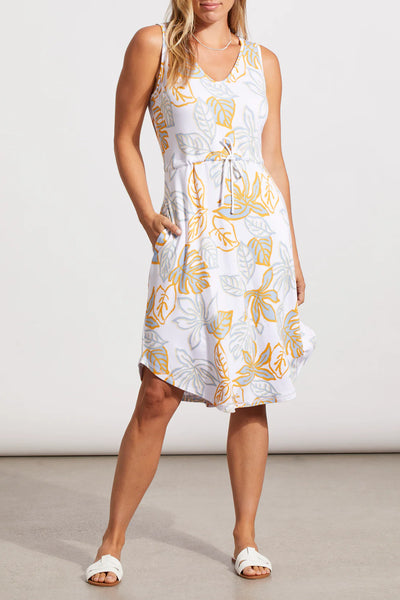 Rounded Hem Cotton Knit Dress. Style TR5391O-1567