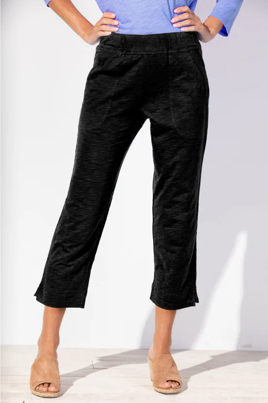 Lightweight Solid Colour Pull-On Capri. Style ESC60005S6