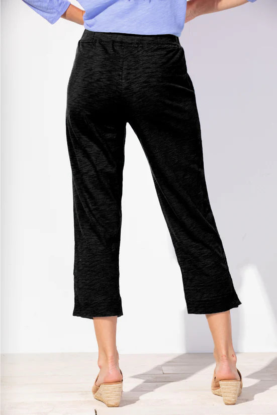 Lightweight Solid Colour Pull-On Capri. Style ESC60005S6