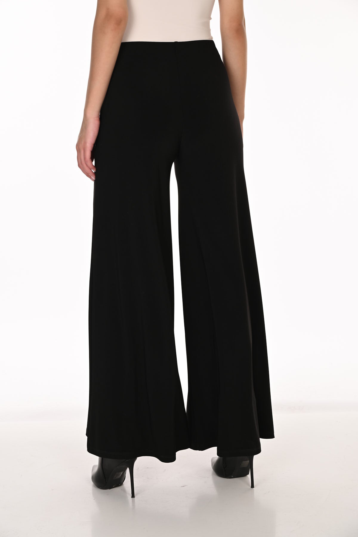 Palazo Pull-On Elastic Waist Full Length Pant. Style FL263001