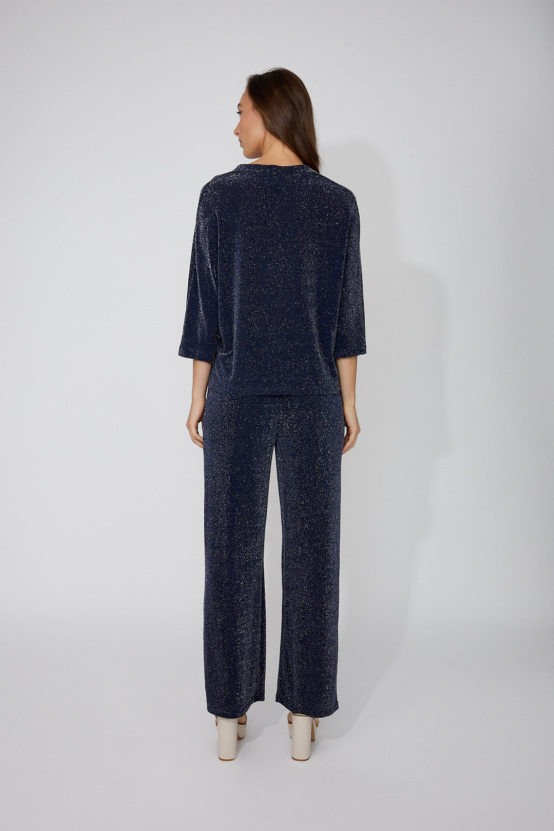 Glitter Pull-On Straight Leg Pant. Style FL268227