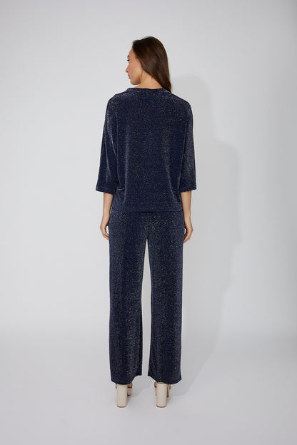 Glitter Pull-On Straight Leg Pant. Style FL268227