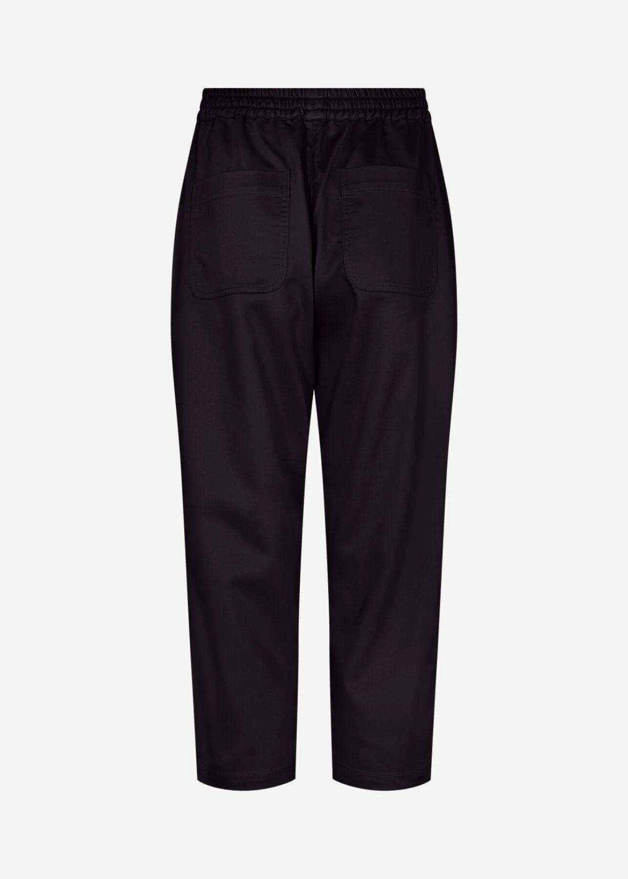 Pull-On Elastic Waist Solid Colour Cropped Pant. Style SOYA18042