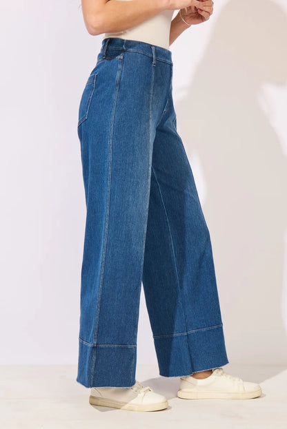 Full Length Comfort Center Seams Pull-On Jean. Style ESC64067