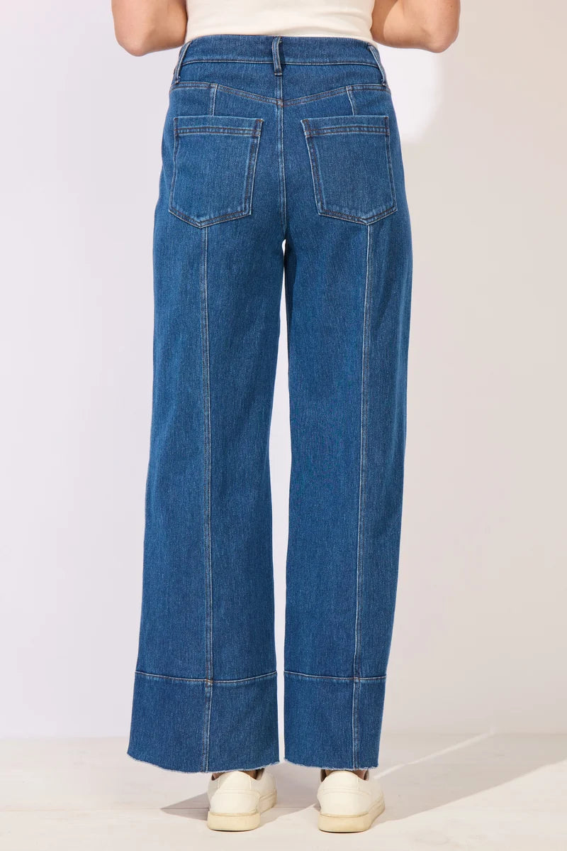 Full Length Comfort Center Seams Pull-On Jean. Style ESC64067