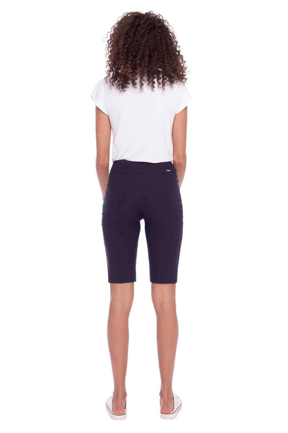 Solid Bermuda Length Techno Short. Style UP65350A