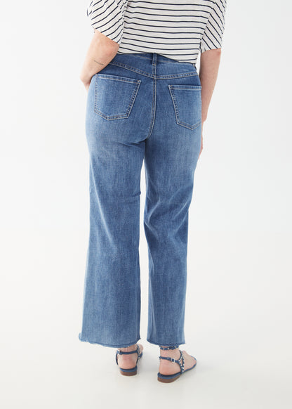 Suzanne Asymmetrical Hem Ankle Jean. Style FD6663809