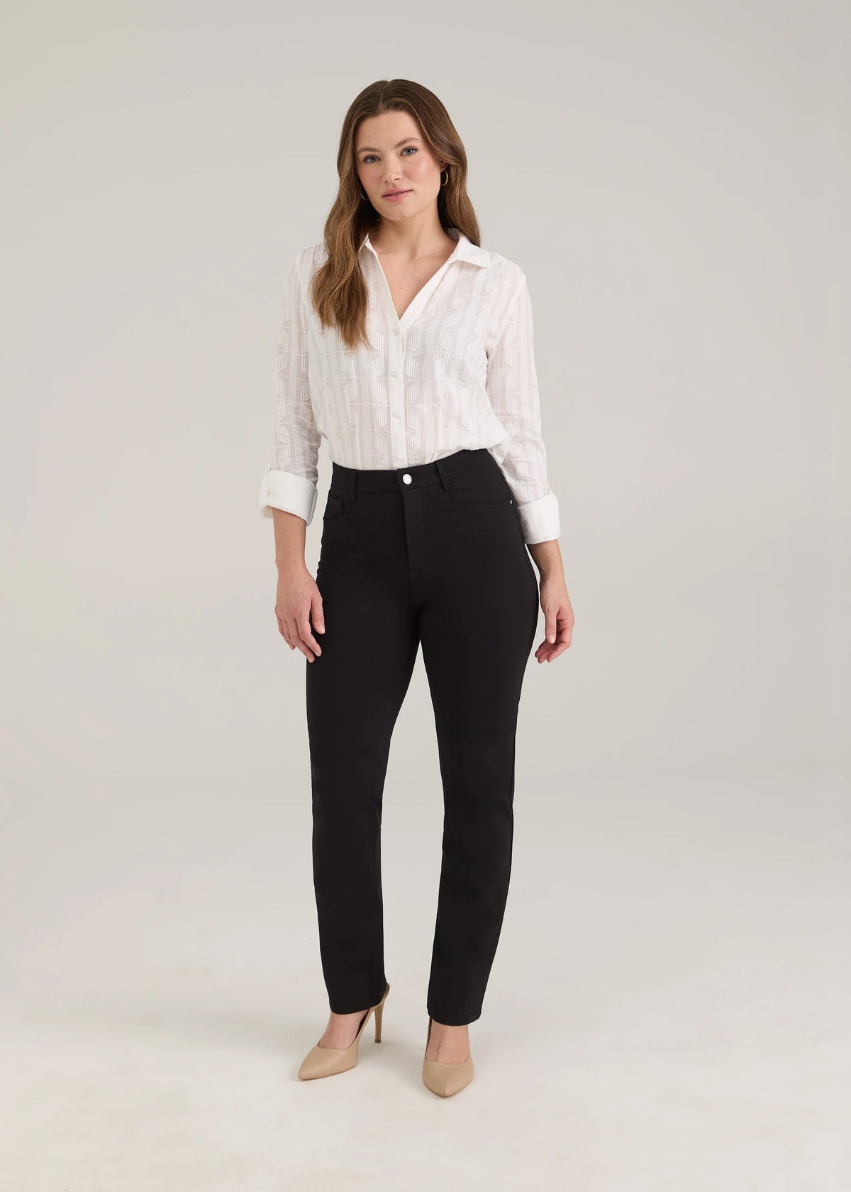 Ponte Suzanne Straight Leg Pant. Style FD6922396