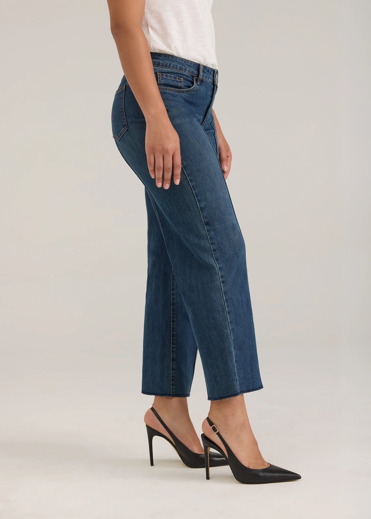 Olivia Wide Leg Ankle Length Jean. Style FD2402779