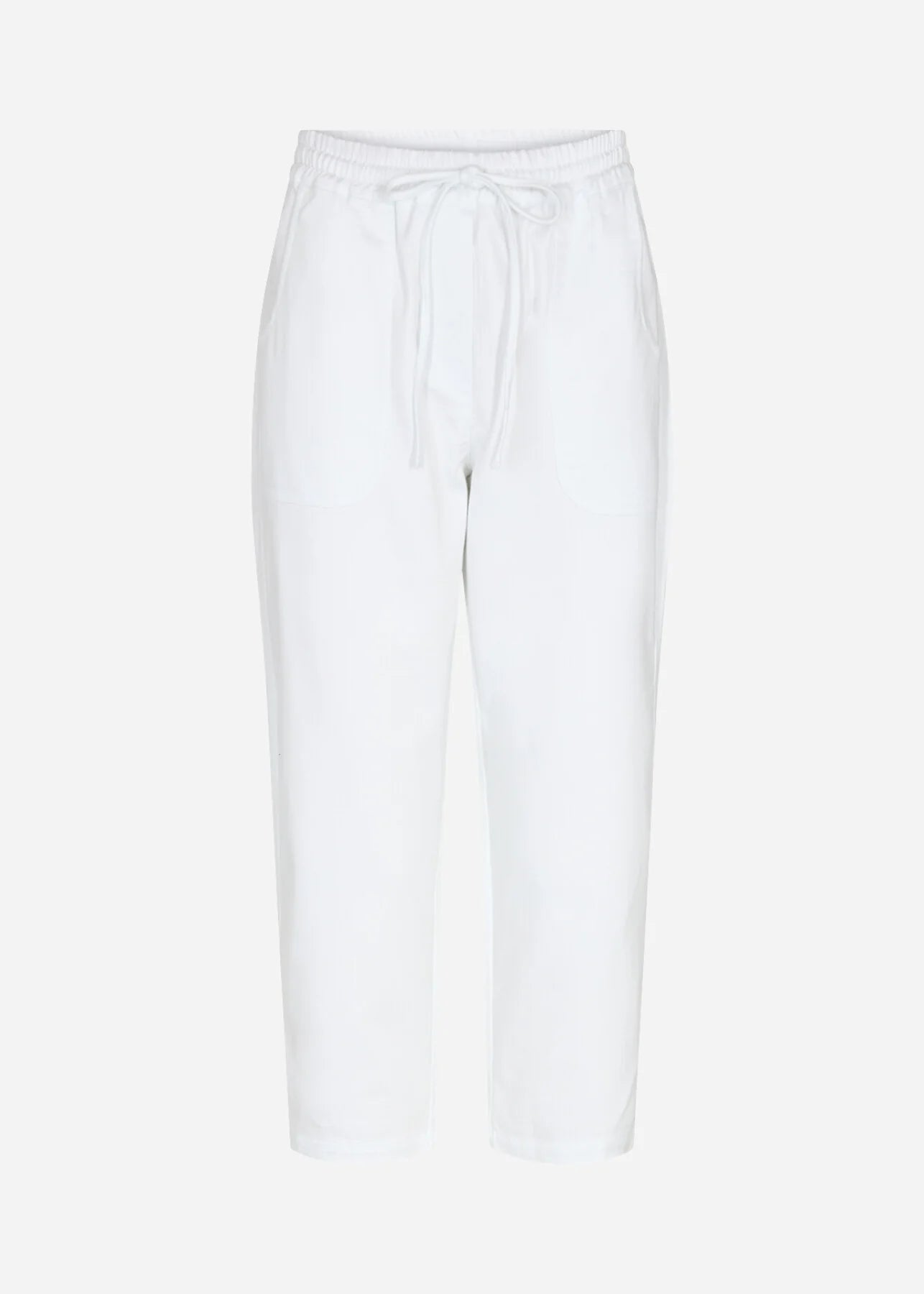 Pull-On Elastic Waist Solid Colour Cropped Pant. Style SOYA18042