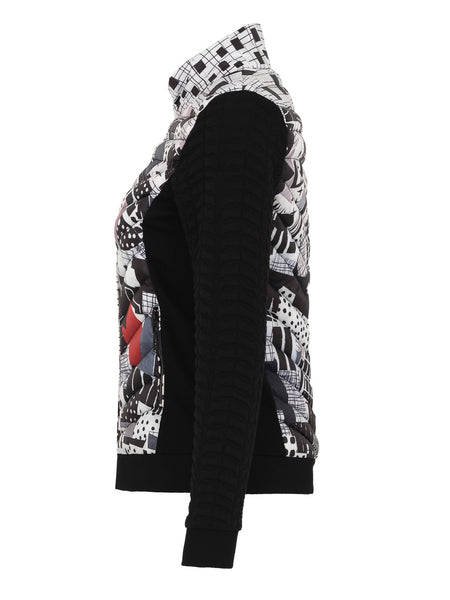 "Tear Down the Wall" Artist Print Puffer Outerwear. Style DOLC73826