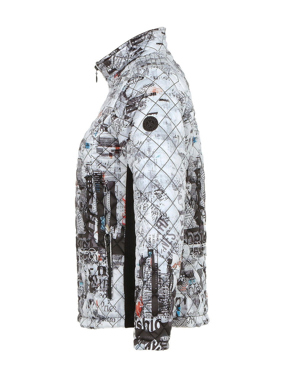 "City Life" Artist Print Puffer Outerwear. Style DOLC74836