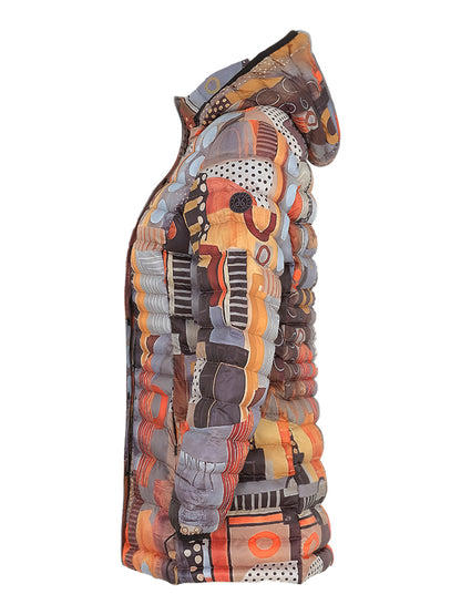 "Life Is A Rollercoaster" Artist Print Puffer. Style DOLC74852