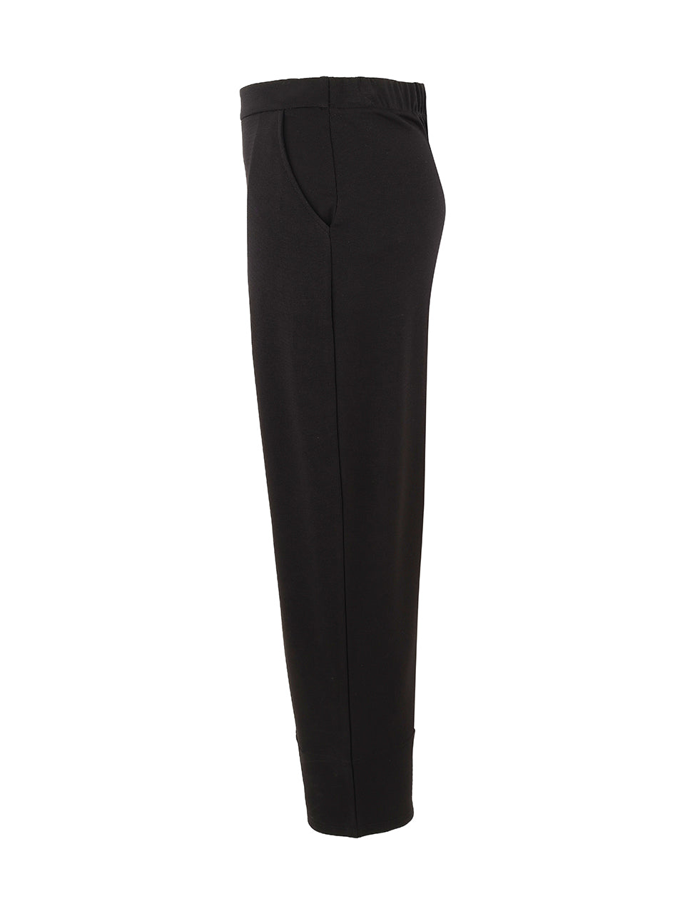 Black Pull-On Wide Leg Pant. Style DOLC75145