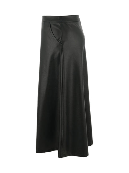 Faux Leather Aline Skirt. Style DOLC75152