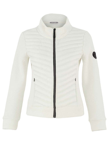 Quilted Front Zipper & Collar Jacket . Style DOLC75196