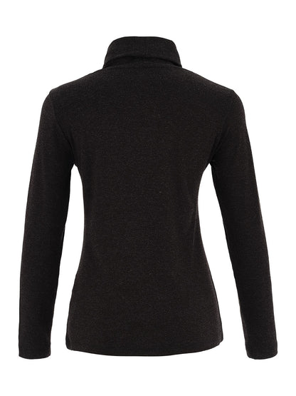 Cowl Neck Long Sleeve Pullover Top. Style DOLC75554