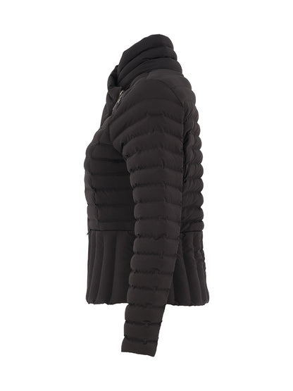 Short Puffer Crossover Collar Jacket. Style DOLC75810