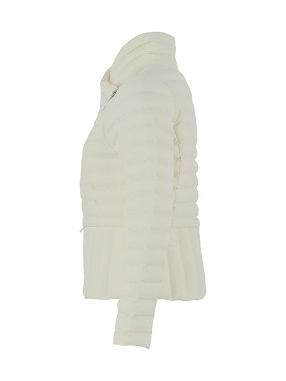 Short Puffer Crossover Collar Jacket. Style DOLC75810