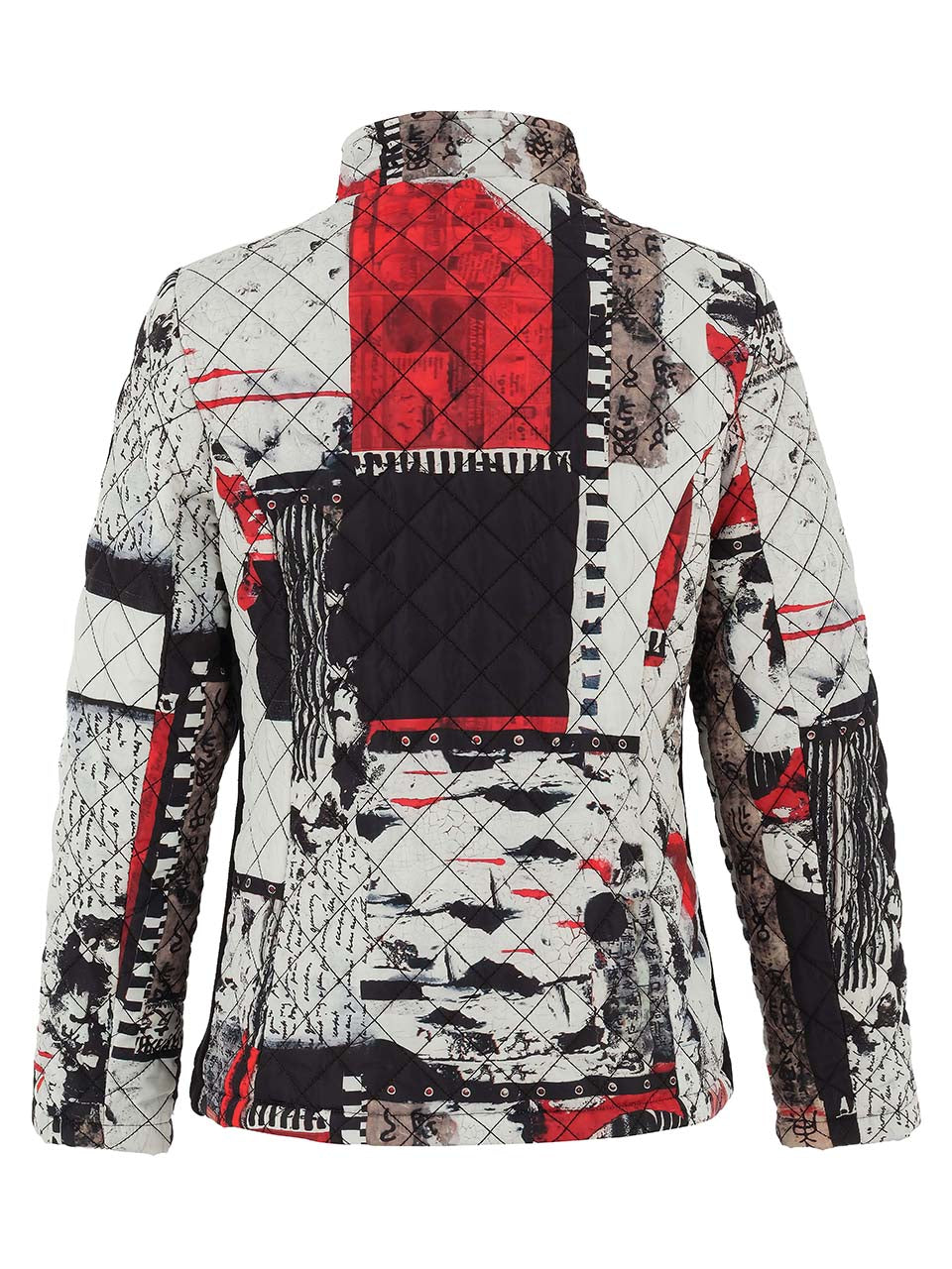 "Bookworm" Artist Print Puffer Jacket. Style DOLC75831