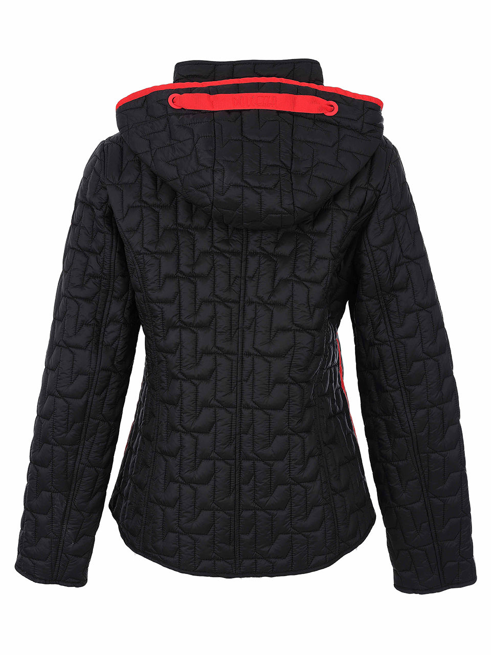 Quilted Lightweight Hooded Zip Front Jacket. Style DOLC76803