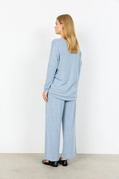 Long Sleeve Round Neck Drop Shoulder Top. Style SOYA24788