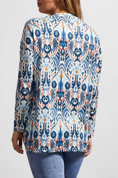 Soft & Cozy Printed Tunic. Style TR7979O-4448