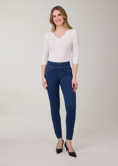 Pull-On Slim Leg Ankle Jean. Style FD241806N