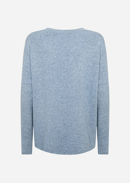 Long Sleeve V-Neck Drop Shoulder Top. Style SOYA25893