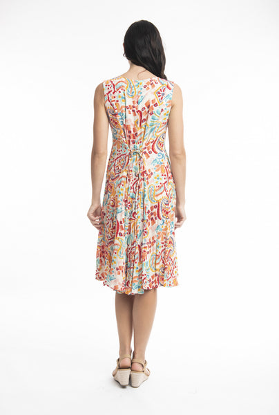 Giza Godet Sleeveless Dress. Style ORI81246